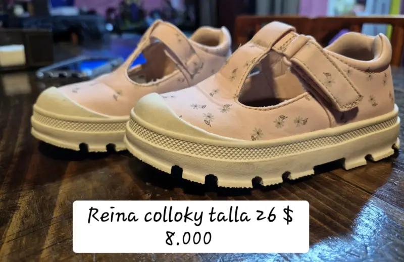 Zapatos rosados de niña Colloky
