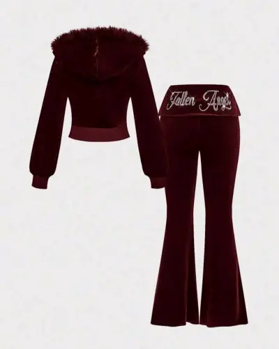 Conjunto de terciopelo con capucha Talla S - miniatura 1