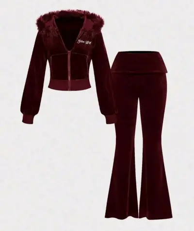 Conjunto de terciopelo con capucha Talla S - miniatura 2