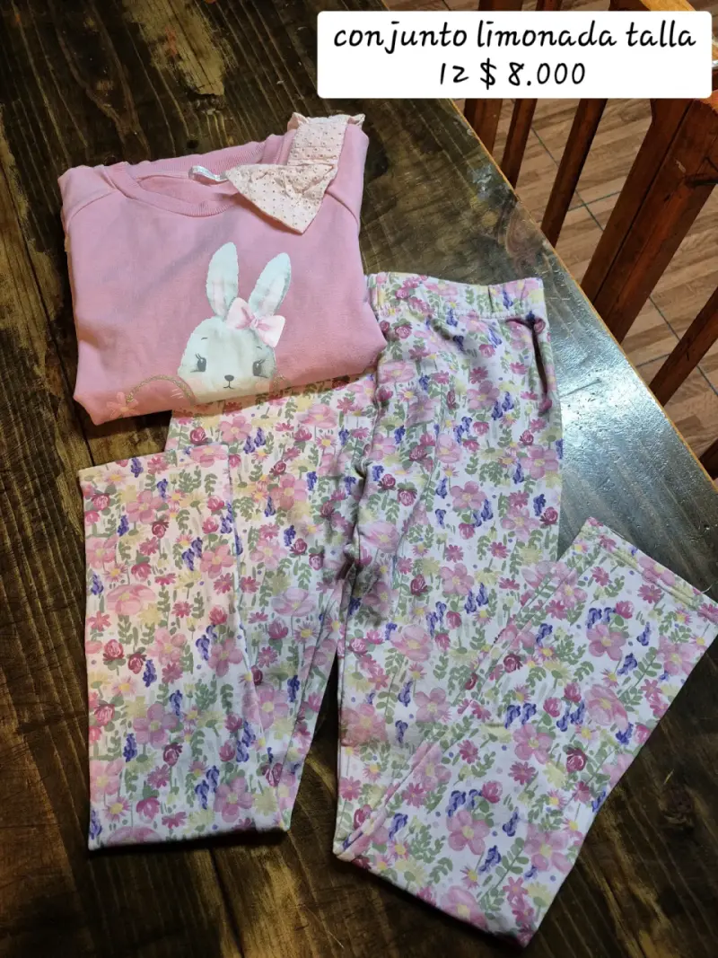 Conjunto infantil Limonada talla 12