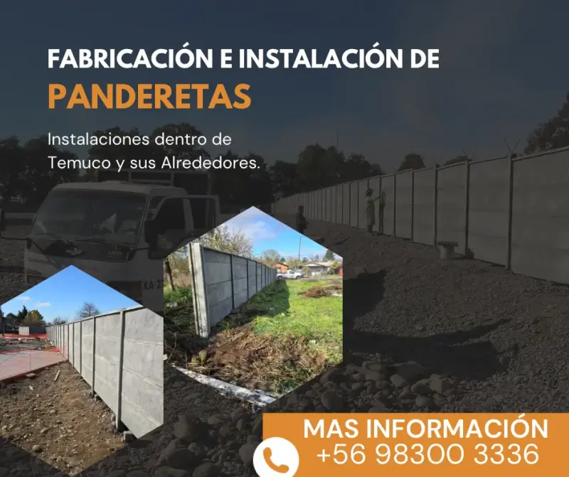 Panderetas de hormigón - 5