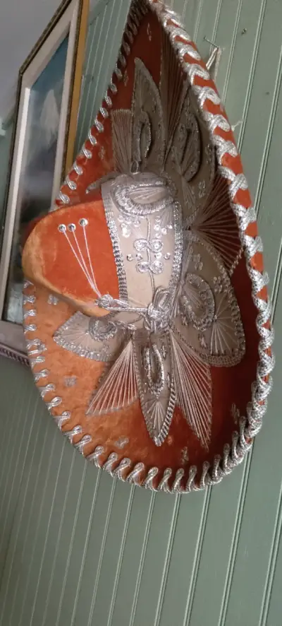 Sombrero charro mexicano decorativo - miniatura 1