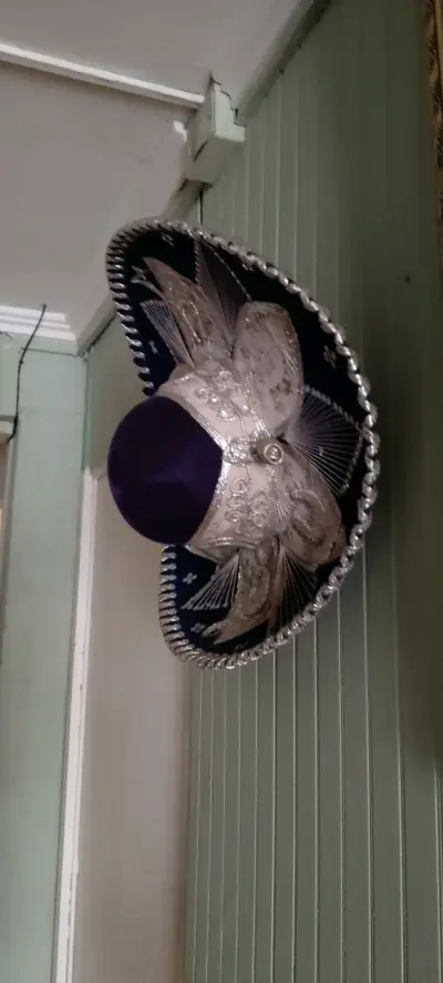 Sombrero charro mexicano decorativo - miniatura 2