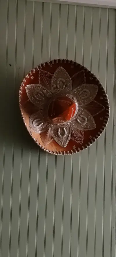 Sombrero charro mexicano decorativo - miniatura 3