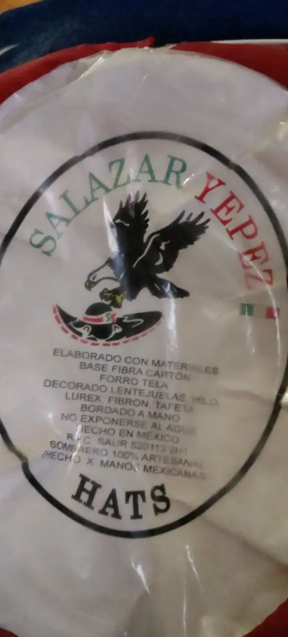 Sombrero charro mexicano decorativo - 5