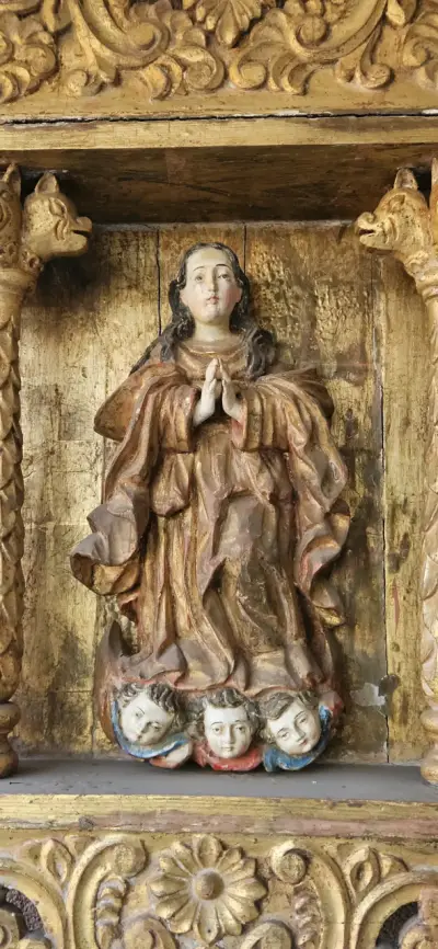 Retablo religioso con figura - miniatura 3