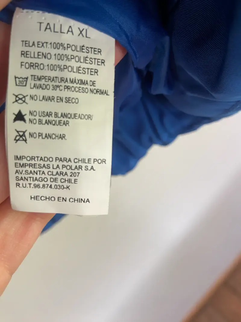 Chaqueta azul acolchada - 3
