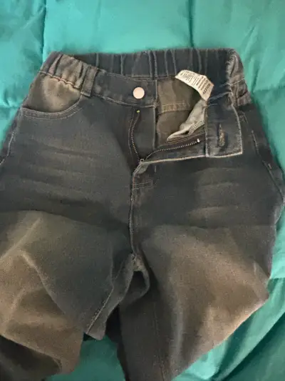 Jeans azul con elástico talla 11Y - miniatura 3