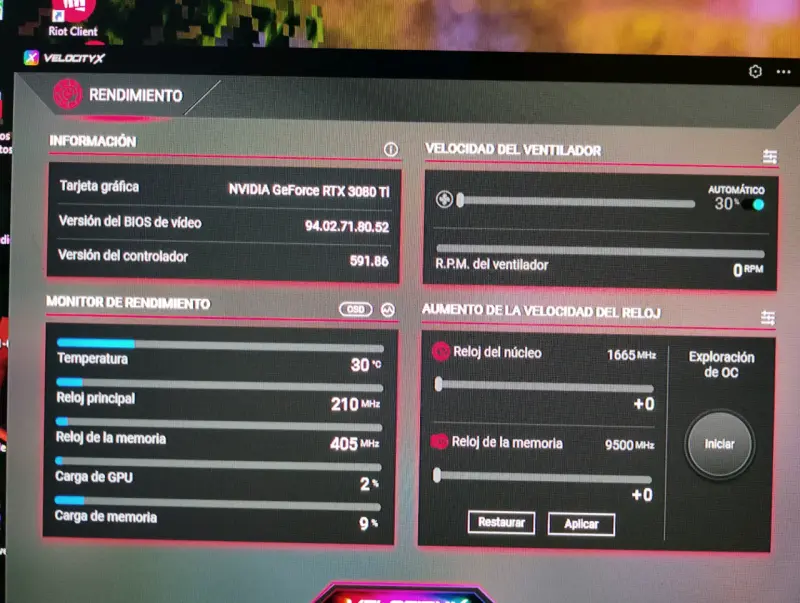 Tarjeta gráfica RTX 3080 Ti modelo XLR8 - 2