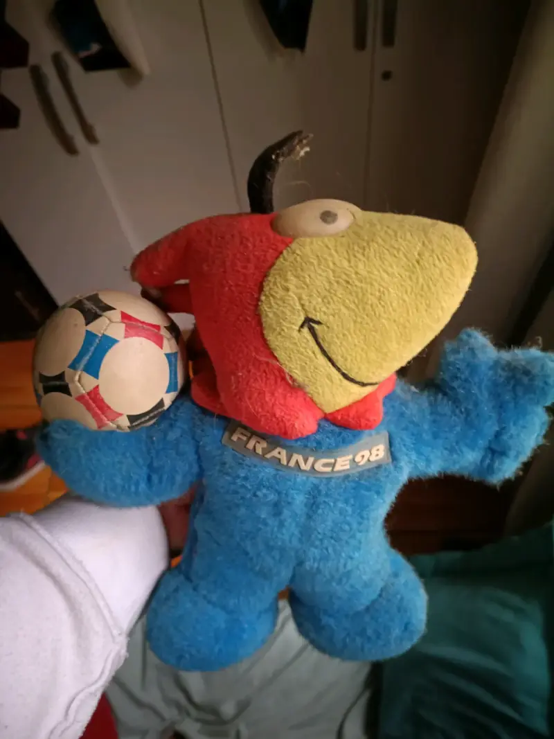 Peluche mascota Francia 98 - 1