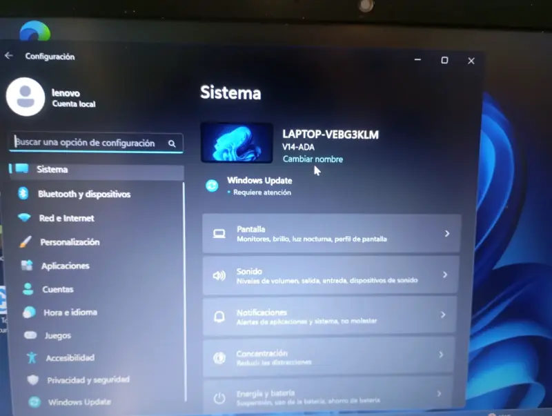 Notebook Lenovo v14 - 4