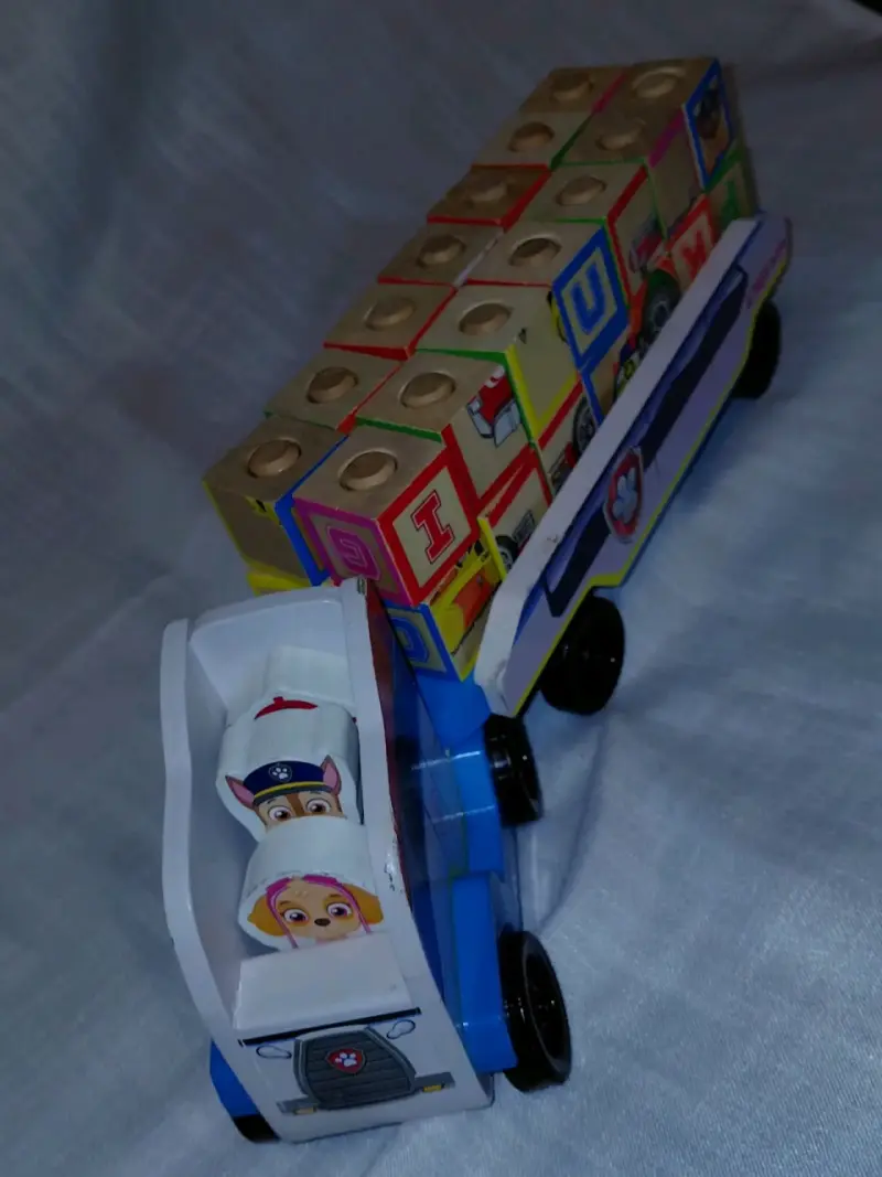 Vehículo Paw Patrol con bloques - 2