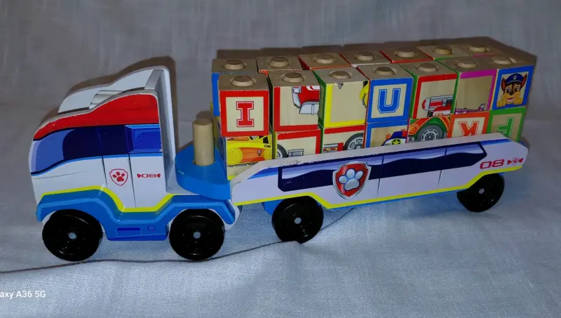 Vehículo Paw Patrol con bloques - 4