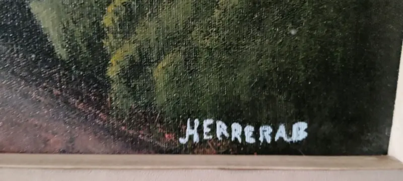 Pintura firmada óleo sobre lienzo - 1