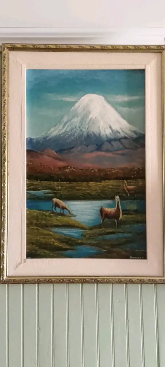 Pintura firmada óleo sobre lienzo - 4