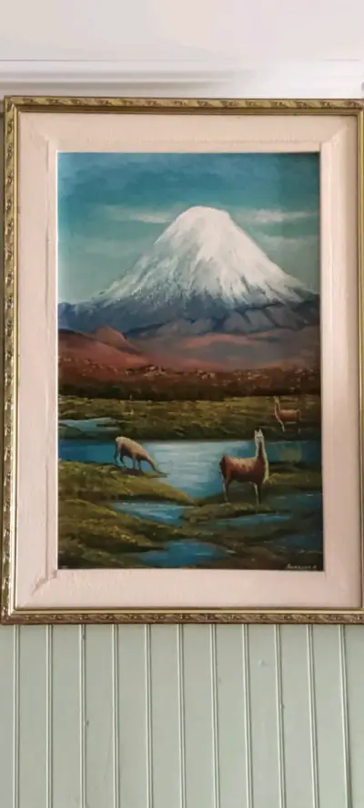 Pintura firmada óleo sobre lienzo - miniatura 4