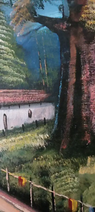 Pintura firmada óleo sobre lienzo - miniatura 5