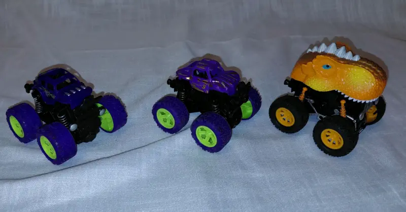 Set de camiones monstruo juguetes - 2
