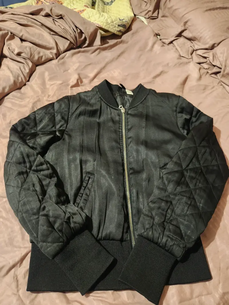 Chaqueta bomber negra - 2