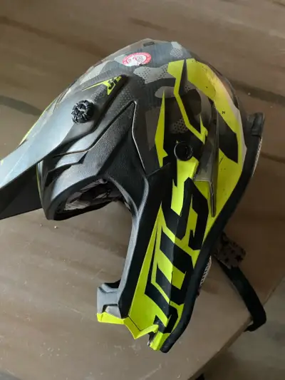 Casco moto marca just niño - miniatura 1