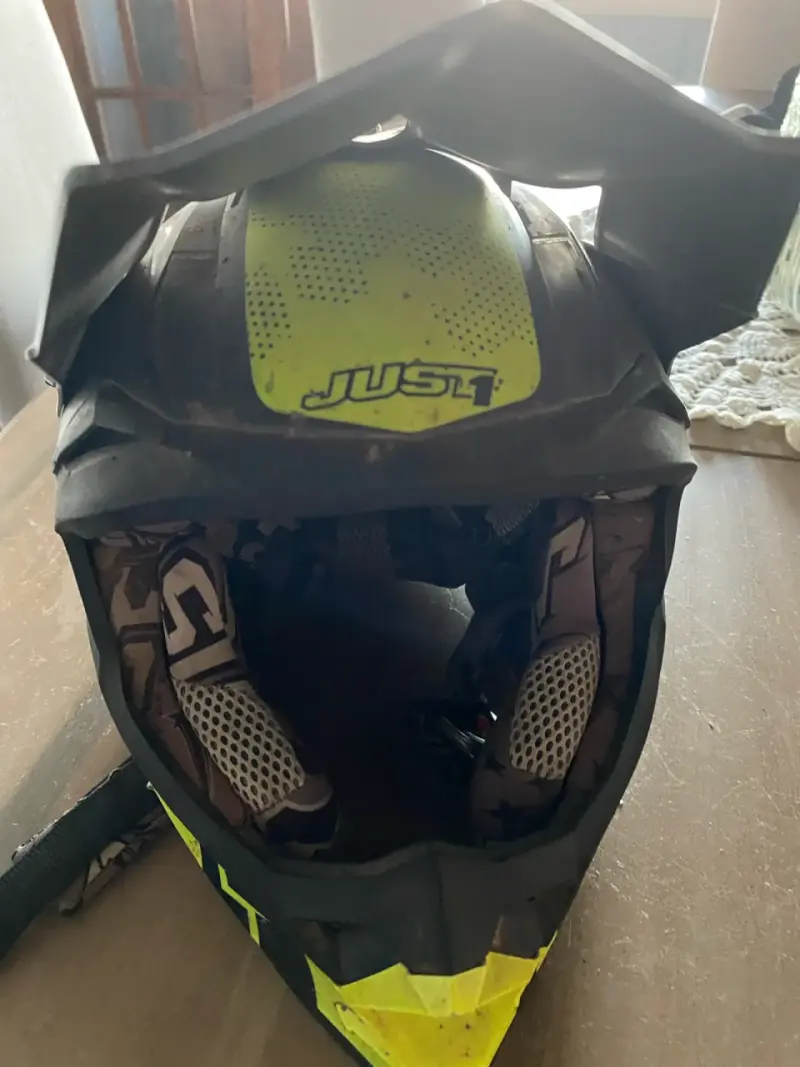 Casco moto marca just niño - 3