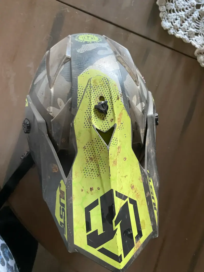 Casco moto marca just niño - 4