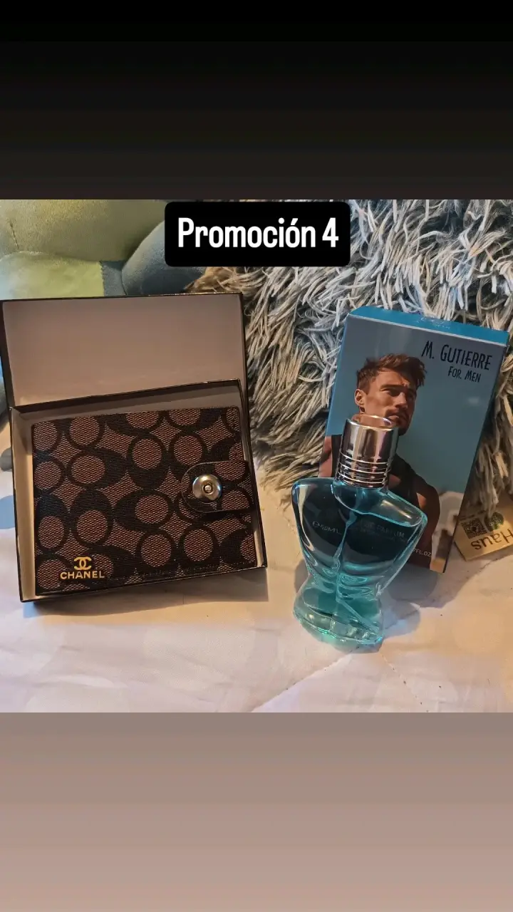 Set billetera y perfume para hombre