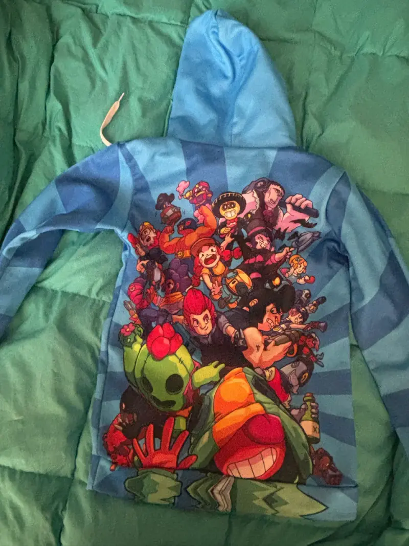 Polerón azul con personajes animados talla xxs - 2