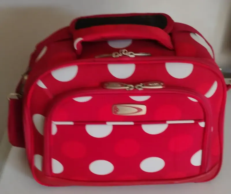 Bolso HEAD rojo con lunares grandes