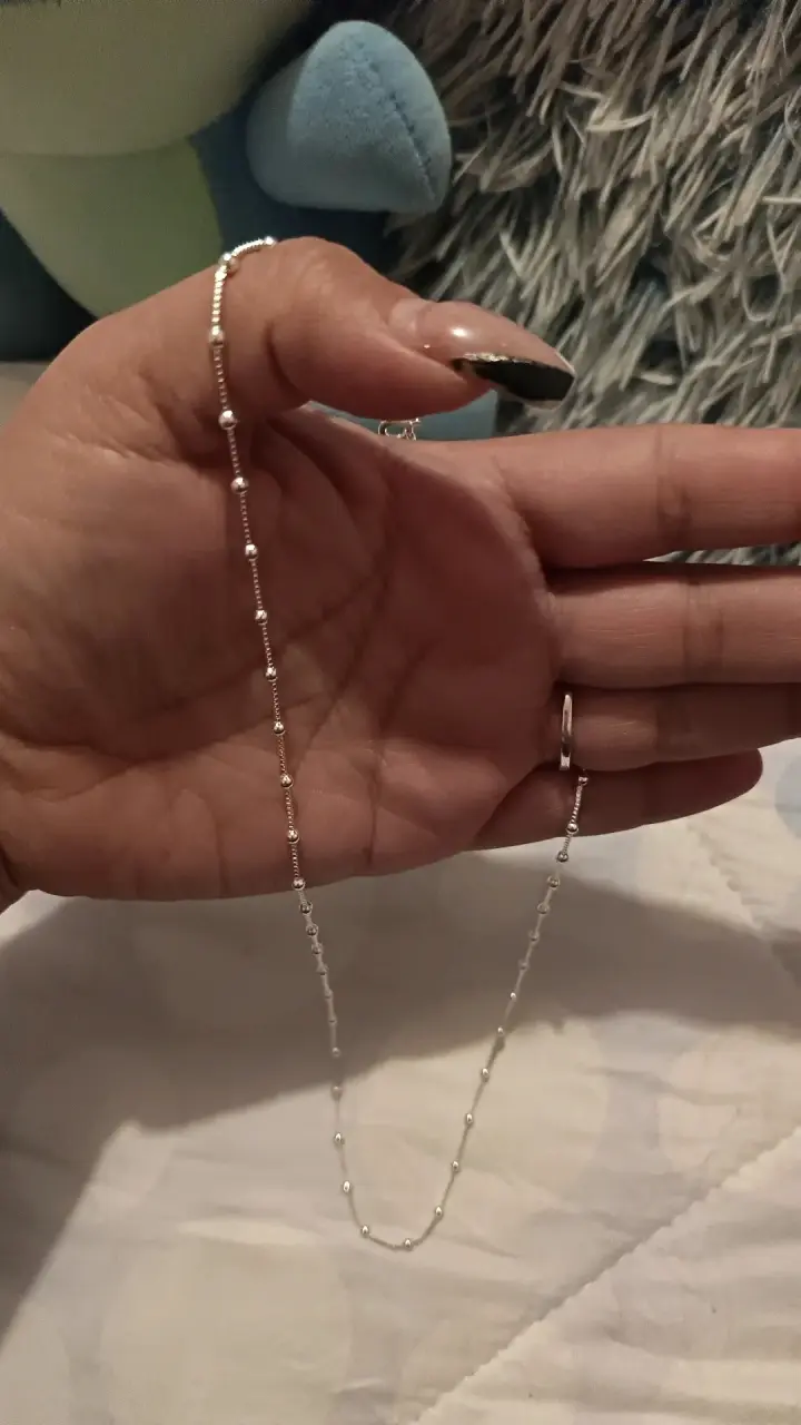 Collar de plata delicado