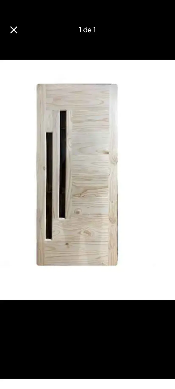 Puerta de madera rústica