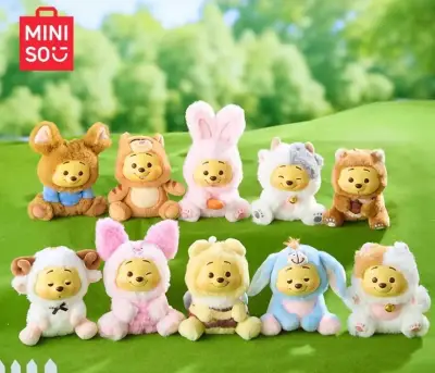 Llavero Peluche Winnie Pooh Miniso Original - miniatura 3