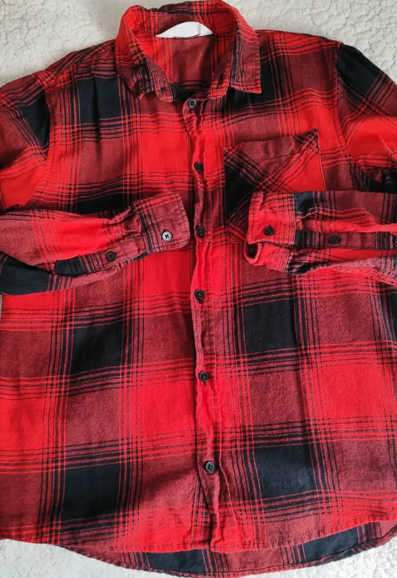 3 Camisas de franela/ algodon a cuadros - 1