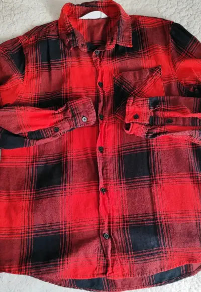 3 Camisas de franela/ algodon a cuadros - miniatura 1