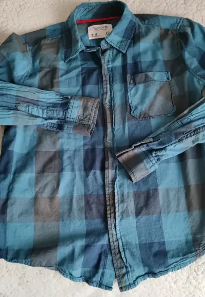 3 Camisas de franela/ algodon a cuadros - miniatura 4