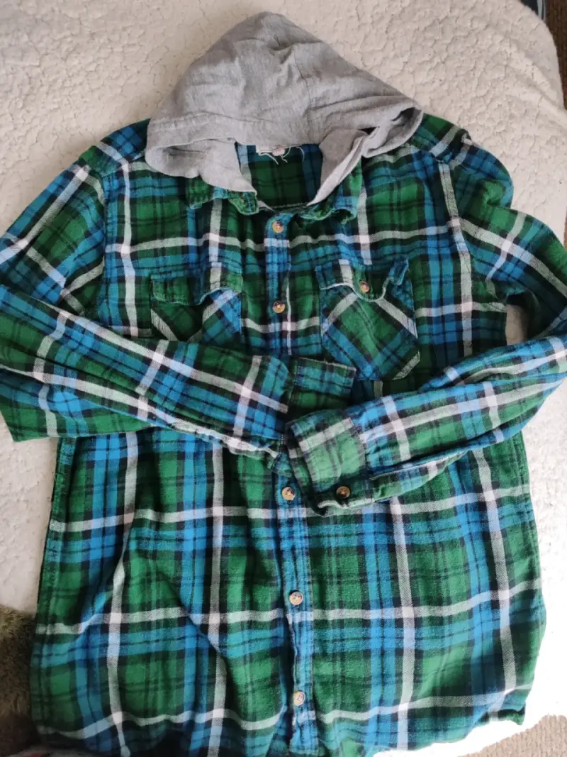 3 Camisas de franela/ algodon a cuadros - 5