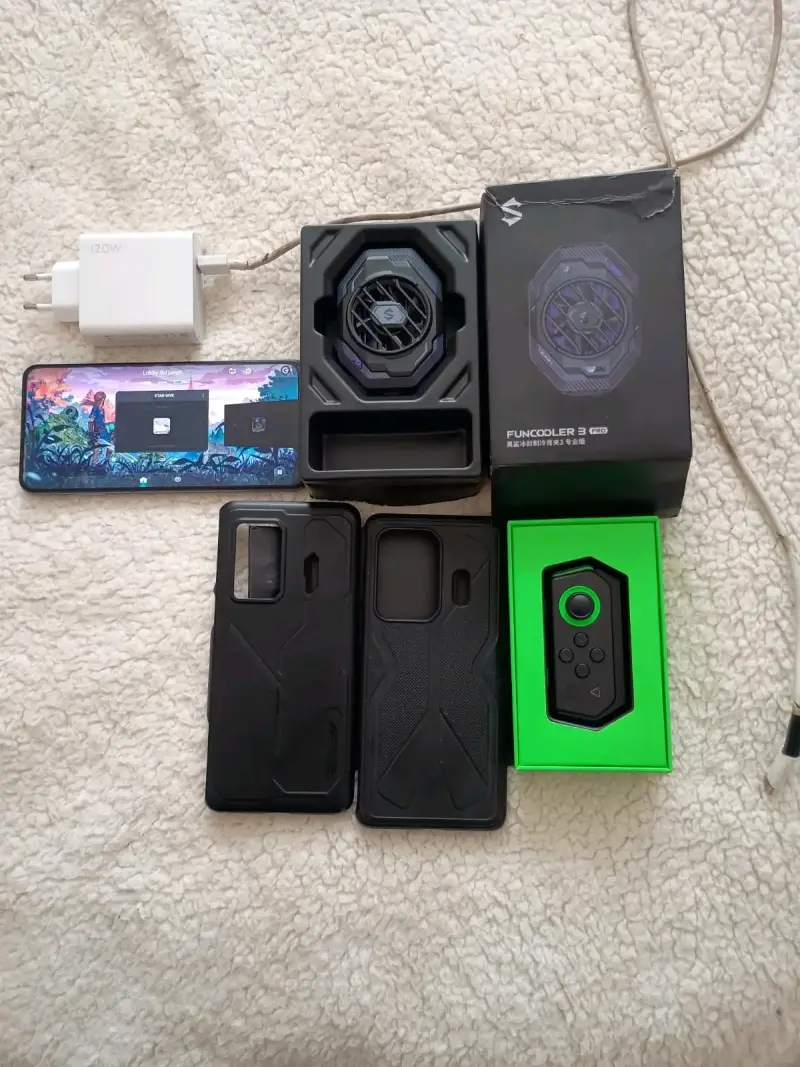 Celular black shark 5 + accesorios - 1