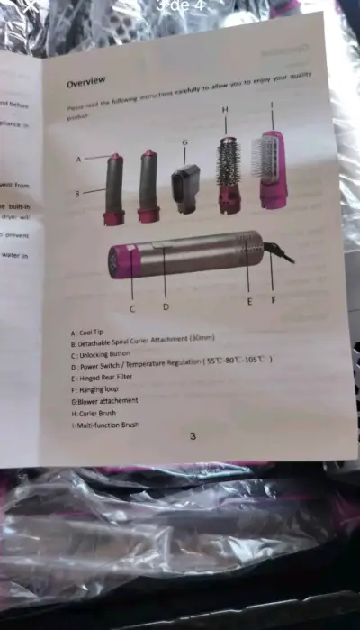 Cepillo Multiuso Rizador Secador 5 en 1 - miniatura 3