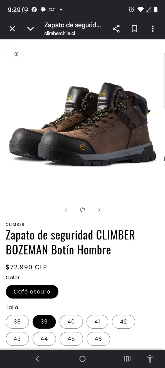 Botin de seguridad Climber marrones - 6