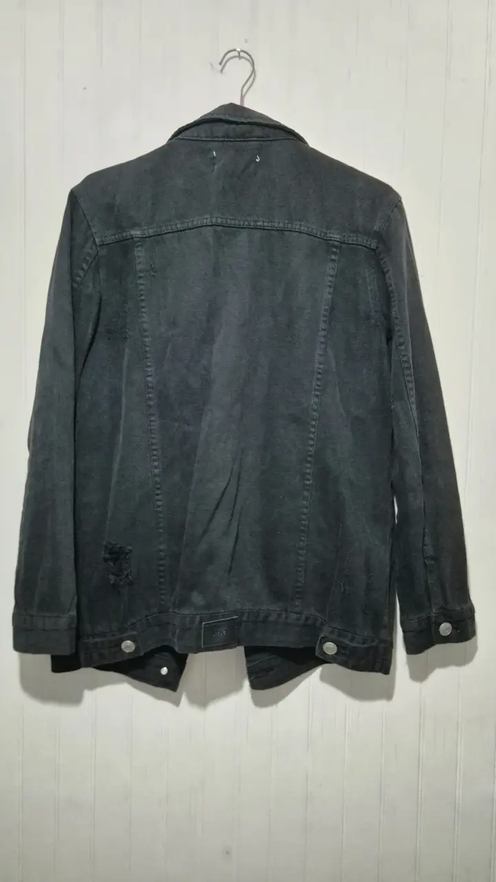 Chaqueta denim negra - 2