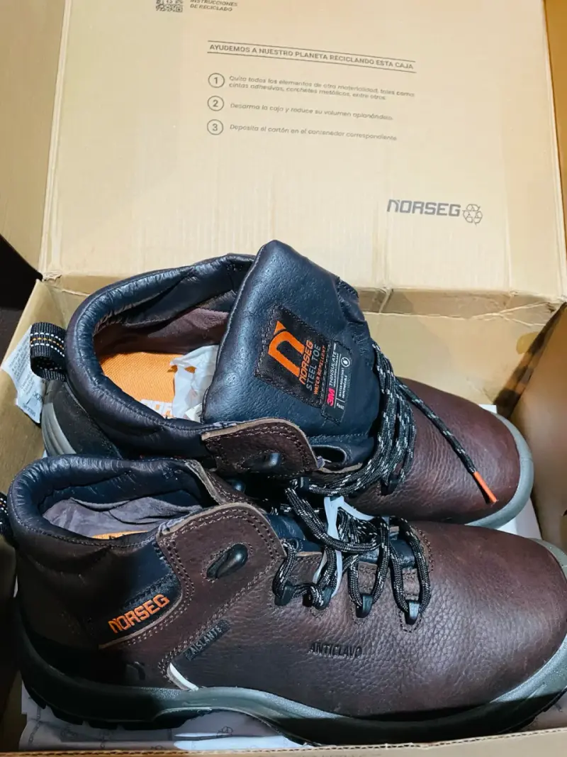 Botas de seguridad Norseg NS 581 café - 3