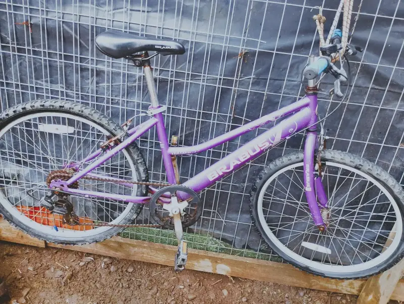 Bicicleta Brabus morada - 2