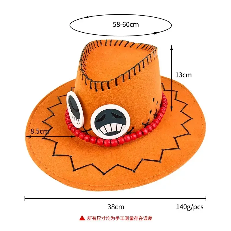Sombrero de Ace One Piece - 4