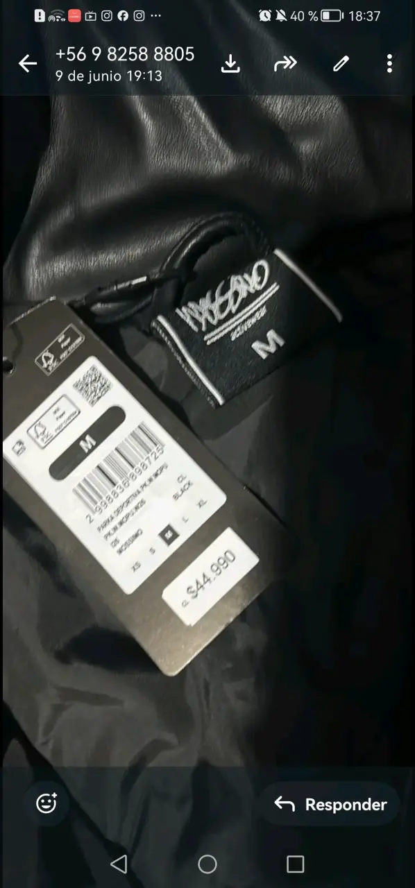 Chaqueta negra Massimo - 2