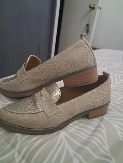 Zapatos mocasines animal print - miniatura 1