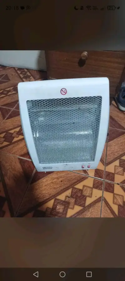 Calefactor eléctrico Groven blanco - miniatura 2