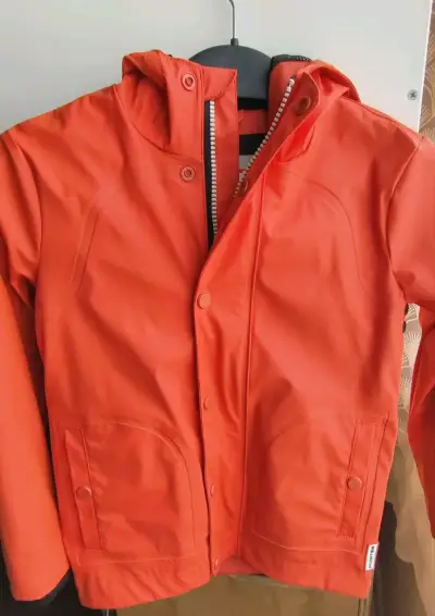 Chaqueta impermeable naranja brillante Hunter - miniatura 1