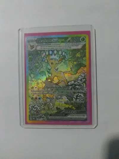Carta Pokémon Leafeon GX holográfica - miniatura 1