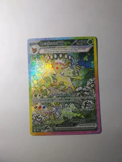 Carta Pokémon Leafeon GX holográfica - miniatura 3