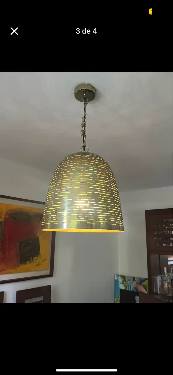 Lámpara colgante de metal - 1